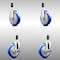 Service Caster 5 Inch 316SS Blue Poly Swivel 1 Inch Expanding Stem Caster Brake SCC, 2PK SCC-SS316EX20S514-PPUBBLUE-2-TLB-2-1 - alternate 1